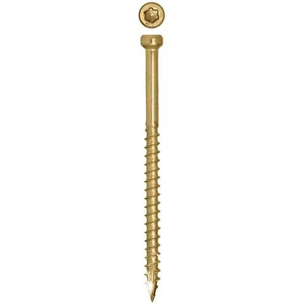 Wood Screw, #8, 1-1/2 in, Stainless Steel Torx Drive, Grk Fasteners, Mfr#: 119724