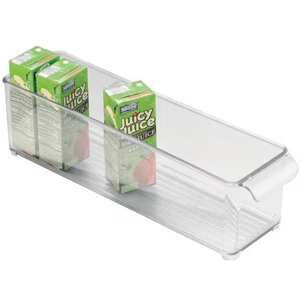 Storage Bin, Plastic, Clear, Idesign, Mfr#: 70430
