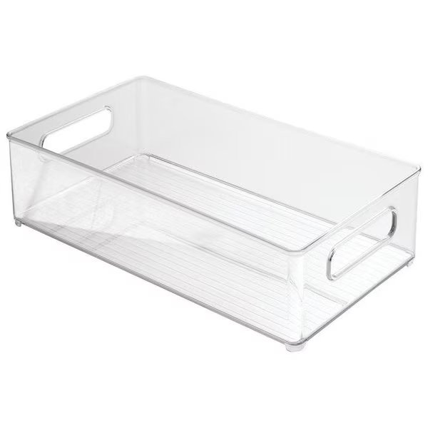 Storage Bin, Plastic, Clear, Idesign, Mfr#: 70530