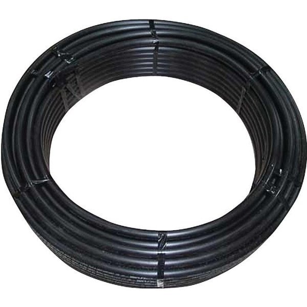 SPARTAN 80 Series Pipe Tubing, 2 in, Plastic, Black, 100 ft L, Cresline, Mfr#: 21060