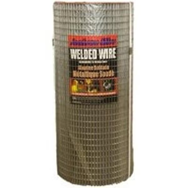10 08 39 14 Welded Wire Fence, 100 ft L, 48 in H, 12 x 1 in Mesh, 16 Gauge, Galvanized, Jackson Wire, Mfr#: 10083914