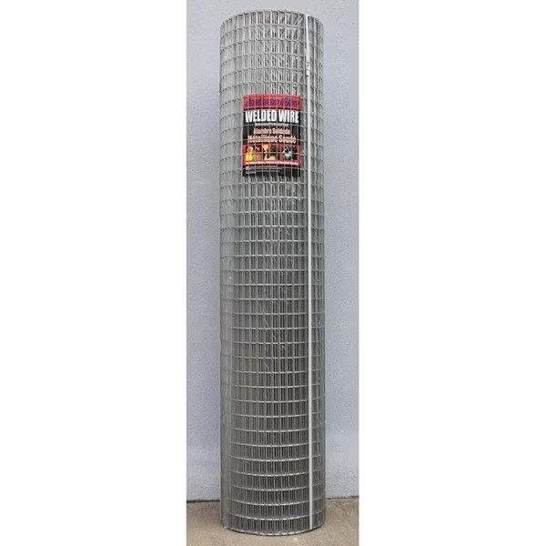 10 04 41 14 Welded Wire Fence, 100 ft L, 72 in H, 1 x 2 in Mesh, 14 Gauge, Galvanized, Jackson Wire, Mfr#: 10044114