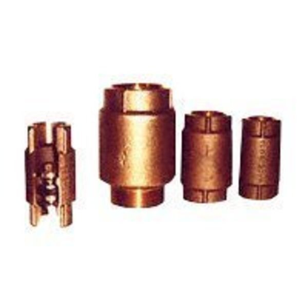 Simmons 500 SB Series 501SB Check Valve, 1/2 in FPT, 400 psi, Silicone Bronze, Simmons, Mfr#: 501SB