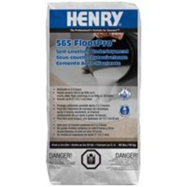 HENRY 565 FLOORPRO 12167 Self-Leveling Underlayment, Solid, 40 lb, Henry, Mfr#: 12167