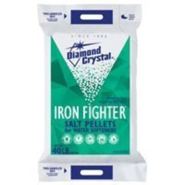 Cargill Diamond Crystal Iron Fighter 100012408 Salt Pellets, 40 lb Bag, Cargill, Mfr#: 100012408