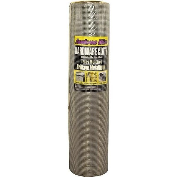 11 05 39 13 Hardware Cloth, 100 ft L, 48 in W, 23 Gauge, 14 x 14 in Mesh, Galvanized, Jackson Wire, Mfr#: 11053913