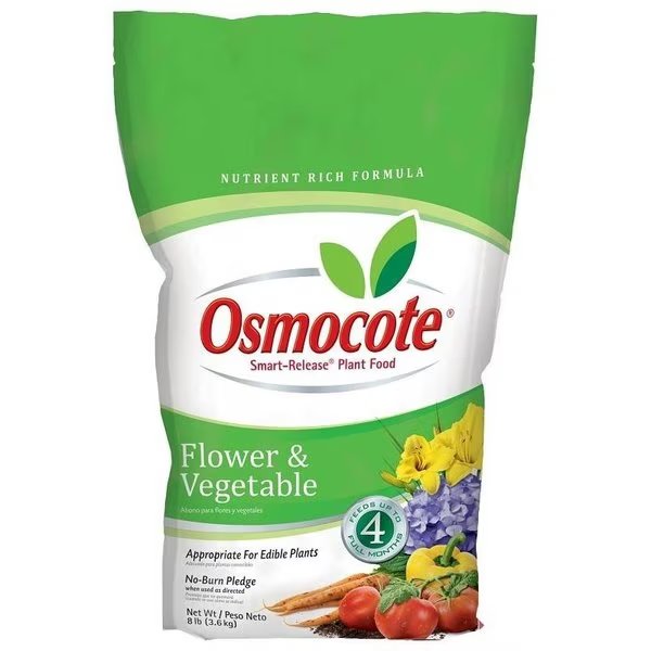 Osmocote Smart Release Flower and Vegetable Plant Food, Prill, 8 lb, Miracle-Gro, Mfr#: 277960