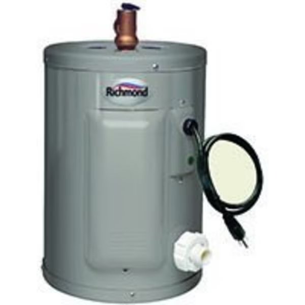 Richmond Essential 6EP2-1 Electric Water Heater, 2.5 gal Tank, 120 V, 1/2 in Water Connection, Richmond, Mfr#: 6EP2-1