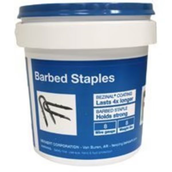 BEKAERT 187244 Double Barbed Fence Staples, 1-3/4 in, 8 ga, Bekaert, Mfr#: 658132