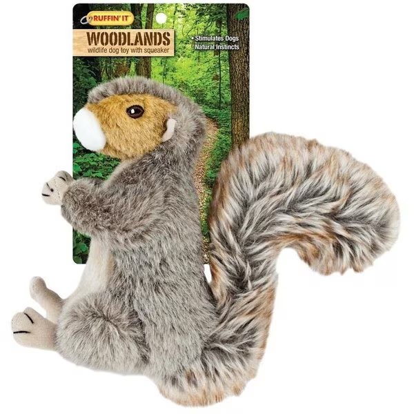 Dog Toy, L, Squirrel, Ruffinit, Mfr#: 16272