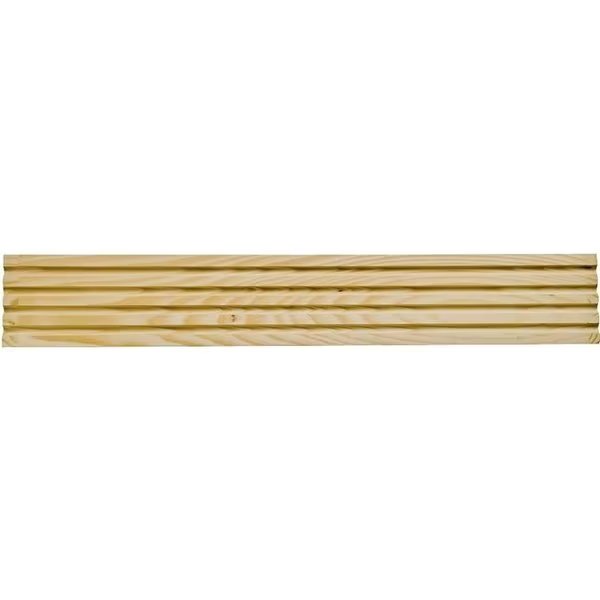 Moulding, 314 in W, Casing, Fluted Profile, Pine, Waddell, Mfr#: RFC37