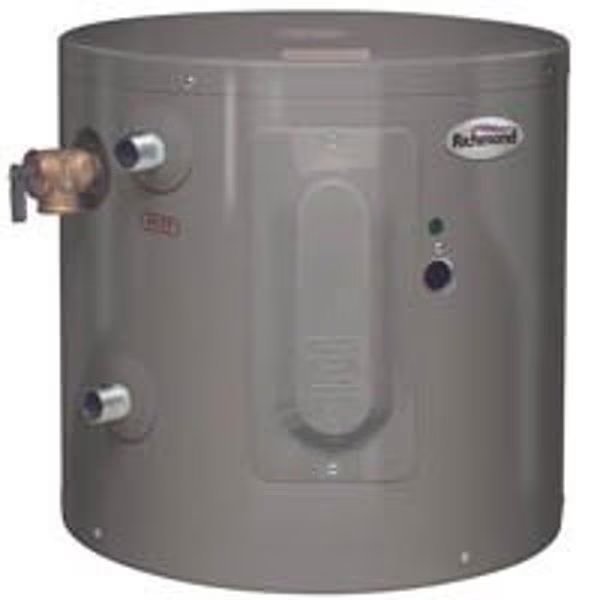 Essential Series Electric Water Heater, 120 V, 2000 W, 10 gal Tank, Wall Mounting, Richmond, Mfr#: 6EP10-1