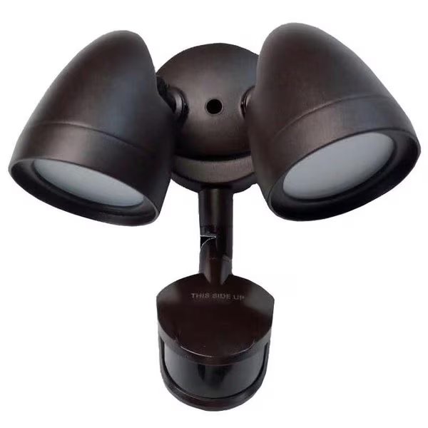SC2HD2400LM8CP3SVBZ Security Light, 120 VAC, 7, 14 W, 2Lamp, LED Lamp, 600 to 1200 Lumens, Eti, Mfr#: 51406111/51402241