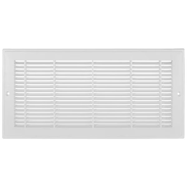 Sidewall Grille, 1314 in L, 714 in W, Polystyrene, White, Imperial, Mfr#: RG3010