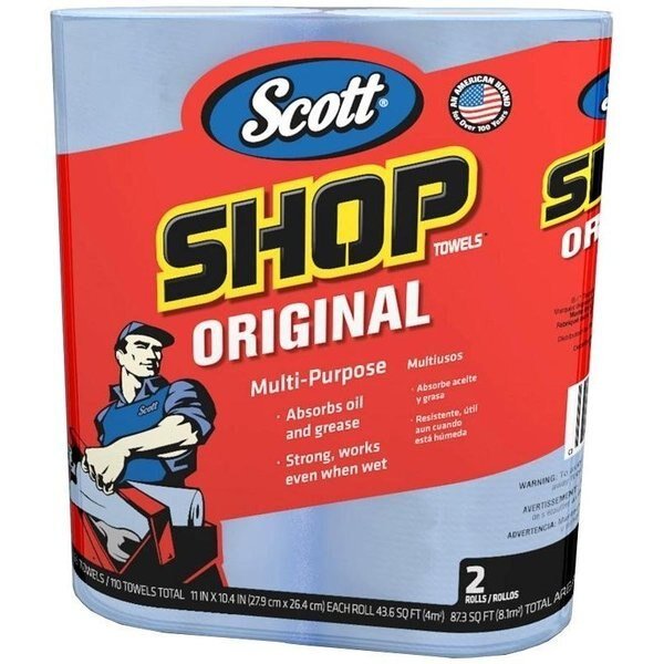 Scott Shop Towel, Paper, Blue, Scotts, Mfr#: 75040
