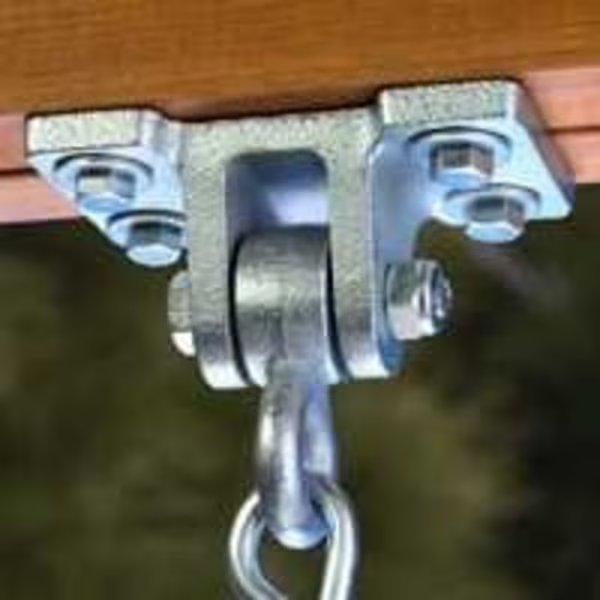 PLAYSTAR PS 7576 Swing Hanger, Steel, Galvanized, For Wood Swing Beams, Playstar, Mfr#: PS 7576