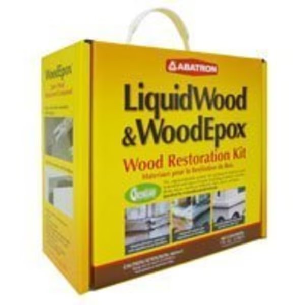 ABATRON Abosolv WR4QKR Wood Restoration Kit, 4 qt Box, Abatron, Mfr#: WR4QKR