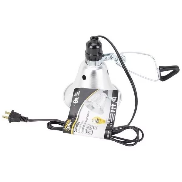 Clamp Light, Plug In Power Supplies, Clamp Lights Lamp, Silver, Powerzone, Mfr#: ORCL060506B