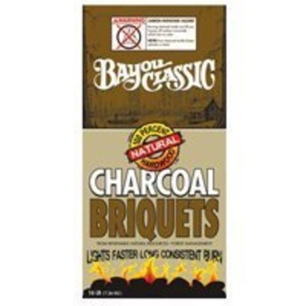 Bayou Classic 500-416 Charcoal Briquettes, 16 lb Bag, Bayou Classic, Mfr#: 500-416