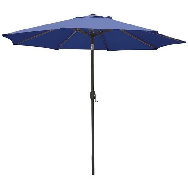 Crank Umbrella, 929 in H, 1079 in W Canopy, 1079 in L Canopy, Round Canopy, Steel Frame, Seasonal Trends, Mfr#: 60033