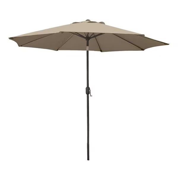 Crank Umbrella, 929 in H, 1079 in W Canopy, 1079 in L Canopy, Round Canopy, Steel Frame, Seasonal Trends, Mfr#: 60036