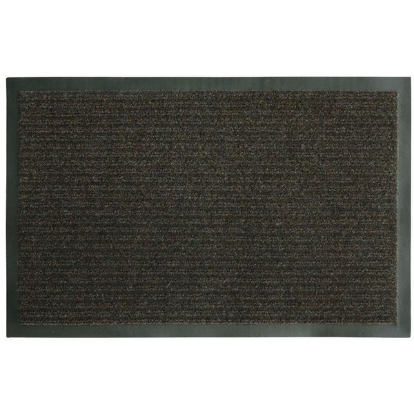 BootShoe Scraper Mat, 36 in L, 24 in W, Parquet Pattern, Olefin Surface, Brown, Fanmats, Mfr#: 58806