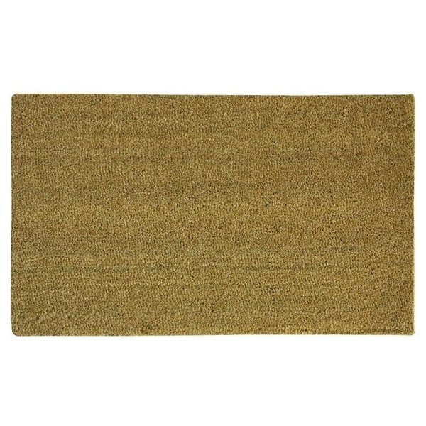 Blank Door Mat, 36 in L, 24 in W, Natural Coir Surface, Tan, Fanmats, Mfr#: 58772