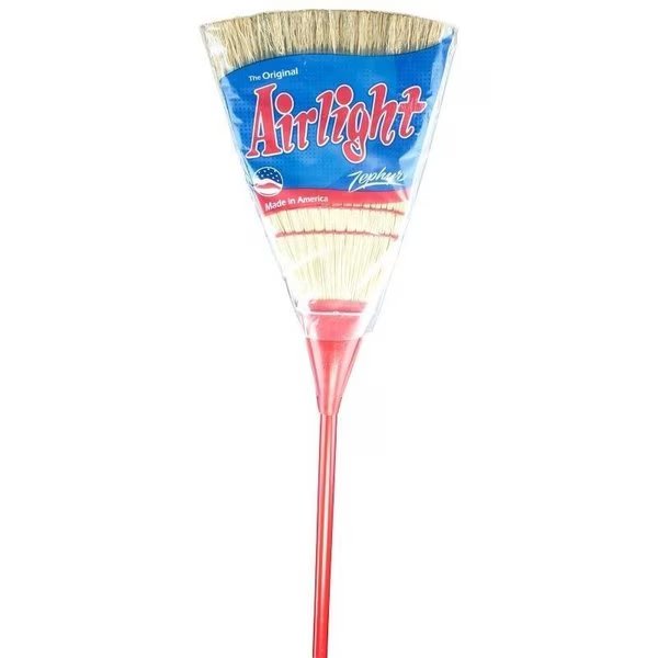 Zephyr Airlight Broom, Broomcorn Bristle, Wood Handle, Chickasaw, Mfr#: 32150