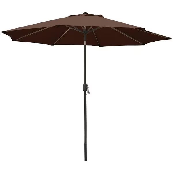 Crank Umbrella, 929 in H, 1079 in W Canopy, 1079 in L Canopy, Round Canopy, Steel Frame, Seasonal Trends, Mfr#: 60037
