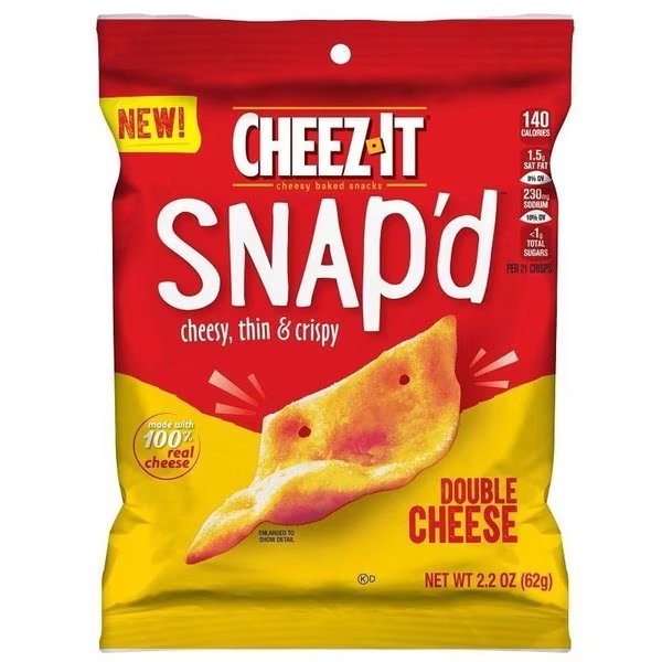 24100114221 Crackers, Double Cheese Flavor, Cheez-It, Mfr#: 689108