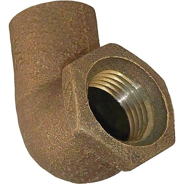 Pipe Elbow, 12 x 34 in, Sweat x FIP, 90 deg Angle, Copper, Epc, Mfr#: 10159202/10156792