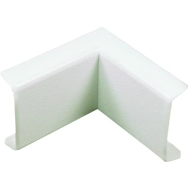 Wiremold Wireway Inside Elbow, NonMetallic, Plastic, White, Legrand, Mfr#: NMW7