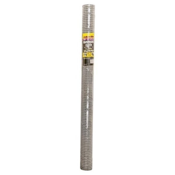 11 03 17 13 Hardware Cloth, 10 ft L, 48 in W, 19 Gauge, 12 x 12 in Mesh, Galvanized, Jackson Wire, Mfr#: 11031713