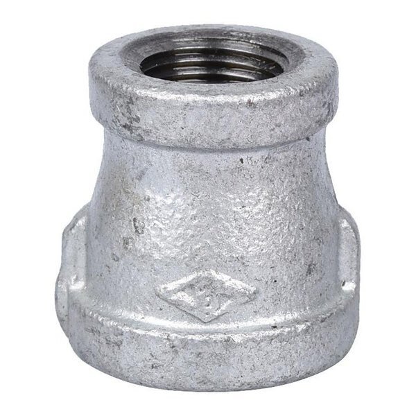 Exclusively Orgill Reducing Pipe Coupling, 12 x 38 in, Threaded, Malleable Steel, SCH 40 Schedule, Prosource, Mfr#: 24-1/2X3/8G