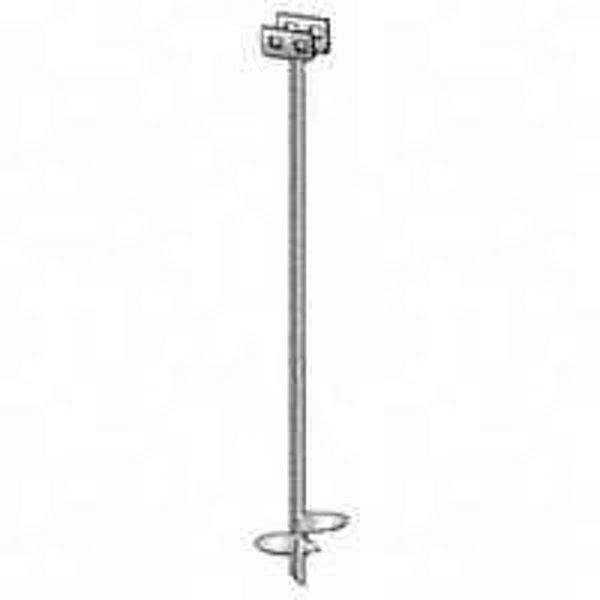 MI2H58 Earth Anchor, Iron, Galvanized, Tie Down Engineering, Mfr#: 59081