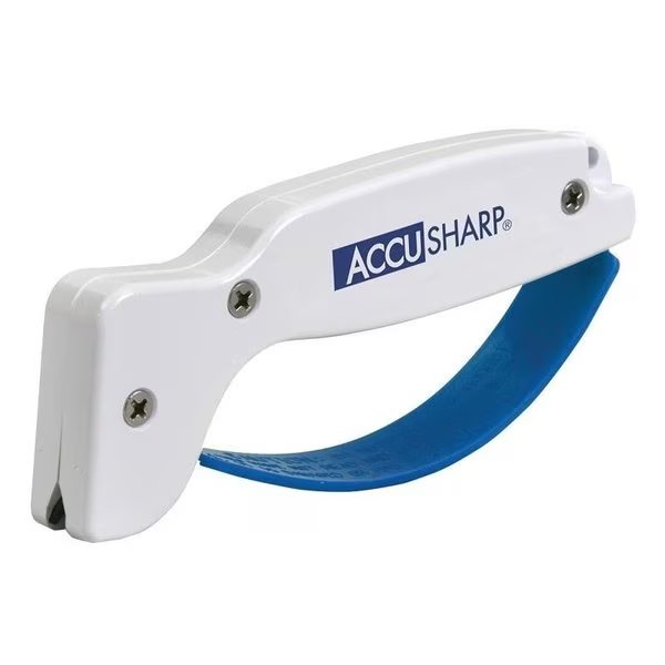 Knife Sharpener, DiamondHoned Tungsten Carbide Abrasive, Plastic Handle, Accusharp, Mfr#: 001C