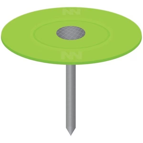 0 Cap Nail, 112 in L, Flat Head, 12 ga Gauge, PlasticSteel, Stinger, Mfr#: 135093