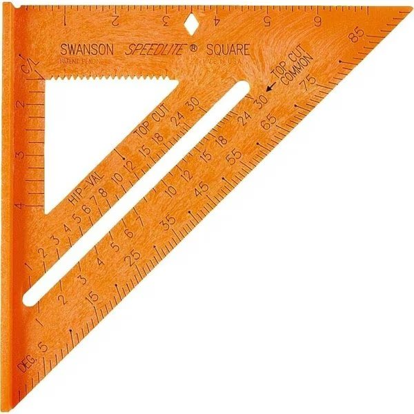 Speedlite Series Square, 8 in L, 8 in W, Swanson, Mfr#: TO118