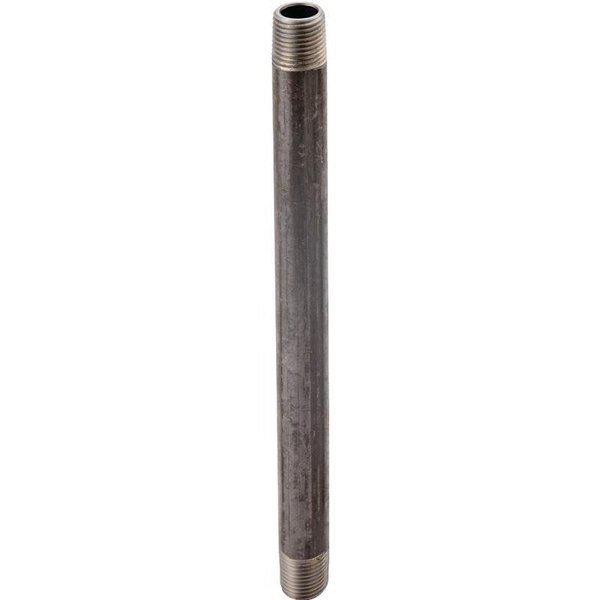 Pipe Nipple, 34 in, Male, Steel, SCH 40 Schedule, 9 in L, Prosource, Mfr#: 3/4X9B