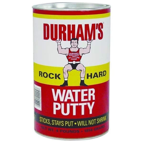 Rock Hard Water Putty, Natural Cream, lb Can, Durhams, Mfr#: 4