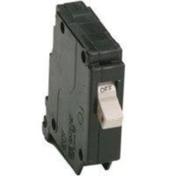 Circuit Breaker, CHF Series, 20A, 1 Pole, 120/240V AC, 10kA, Eaton Cutler-Hammer, Mfr#: CHF120CS
