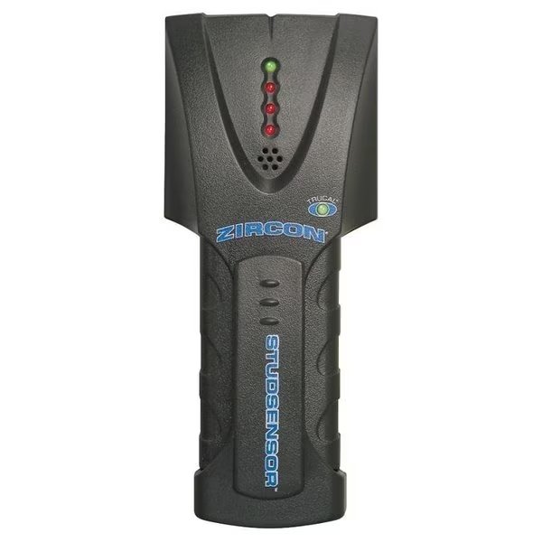 Stud Sensor, 9 V Battery, 34 in Detection, Detectable Material MetalWood, Zircon, Mfr#: 62168
