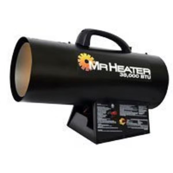 Mr. Heater F271350 Forced Air Gas Heater, 38,000 Btu, 950 sq-ft Heating Area, Mr. Heater, Mfr#: F271350