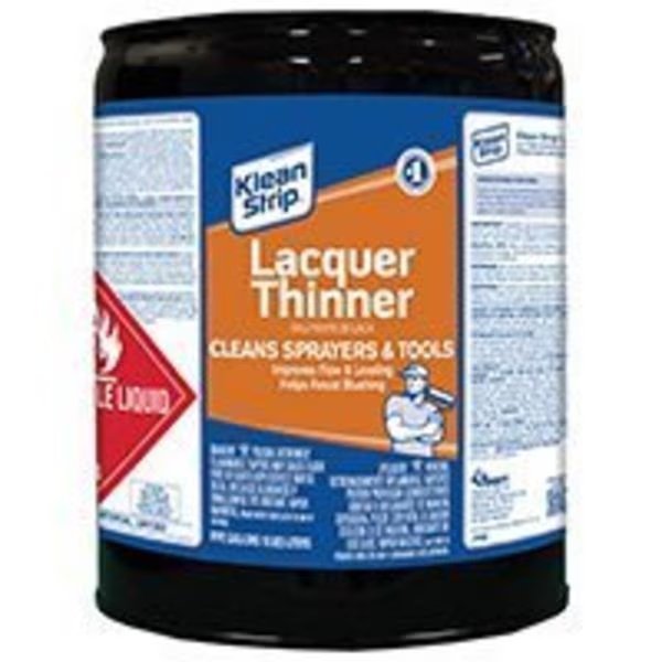 Klean Strip CML170 Lacquer Thinner, 5 gal Can, Klean-Strip, Mfr#: CML170