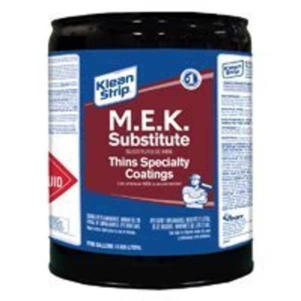 Klean Strip CME71SUB Methyl Ethyl Ketone Thinner, Liquid, 5 gal, Klean-Strip, Mfr#: CME71SUB