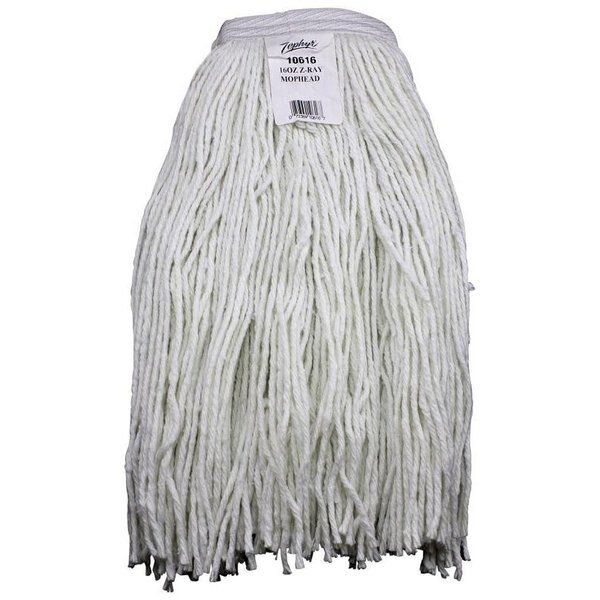 32 oz Mop Head, White, Synthetic, Chickasaw, Mfr#: 10632L