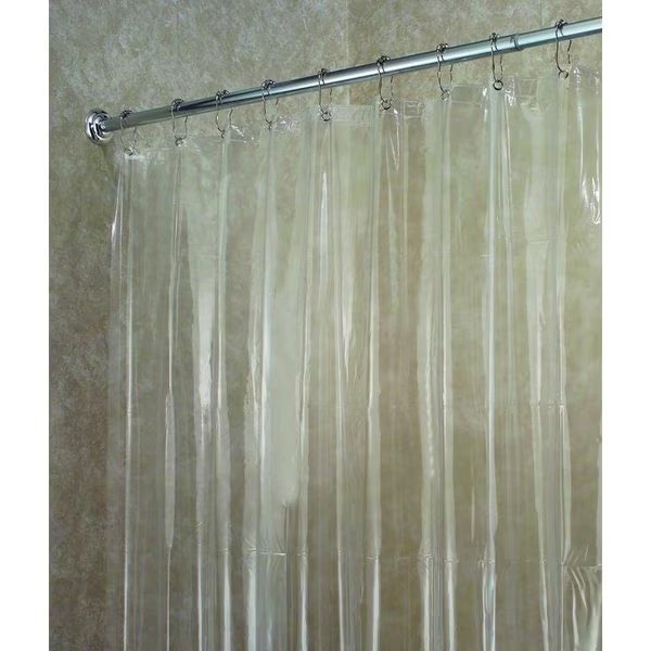 Shower CurtainLiner, 72 in L, 72 in W, EVAVinyl, Clear, Idesign, Mfr#: 14551