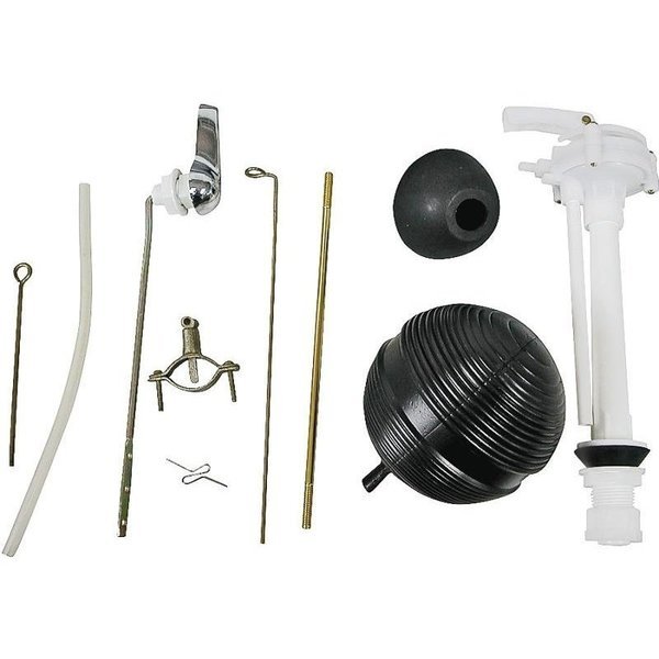 Exclusively Orgill Toilet Tank Repair Kit, 1 SetPiece, BlackBrassSilverWhite, Prosource, Mfr#: 24449