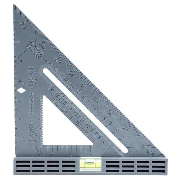 Speedlite Series Level Square, 8 in L, 8 in W, Swanson, Mfr#: TO111NEW