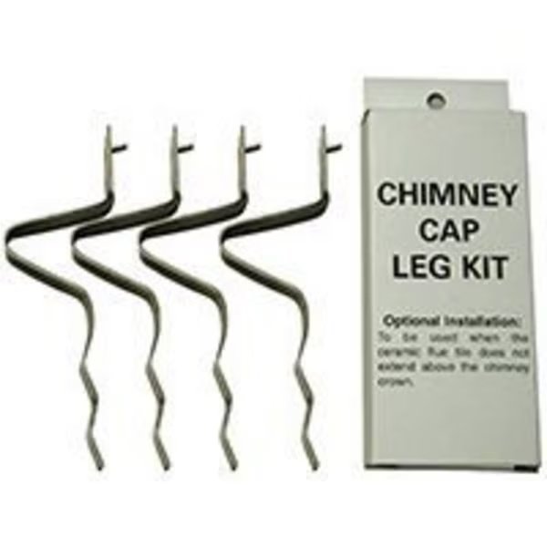 SHELTER SCLK Heavy-Duty Chimney Leg Kit, Stainless Steel, Shelter, Mfr#: SCLK